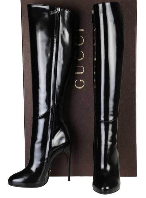 gucci platform boots|high heel gucci boots.